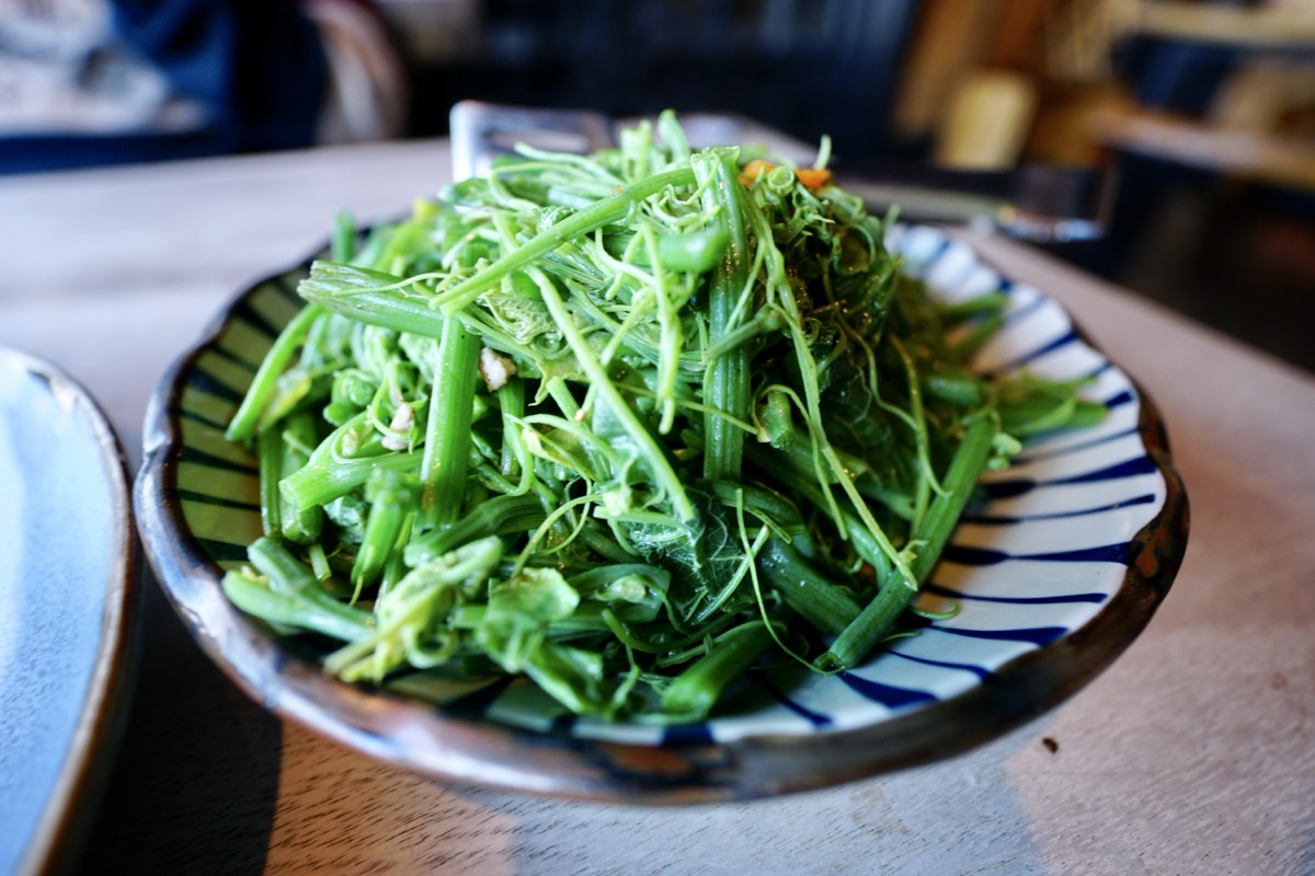 清炒綠色龍鬚菜